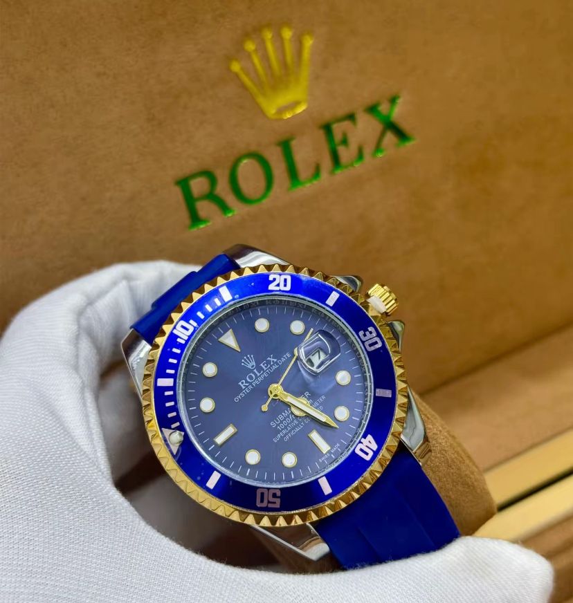 Rolex Submariner Silicona Fondo Azul